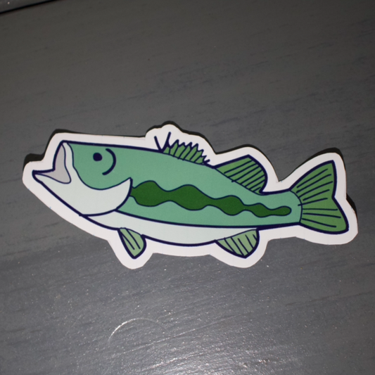 Designer Bass Fishing Stickers – Loosa Linen Co.