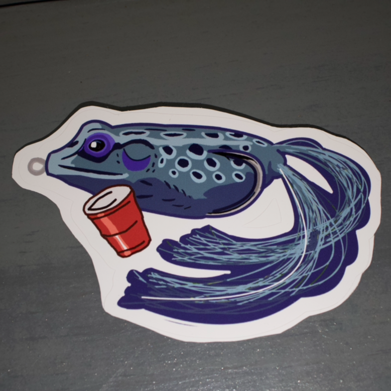 Froggin' Sticker