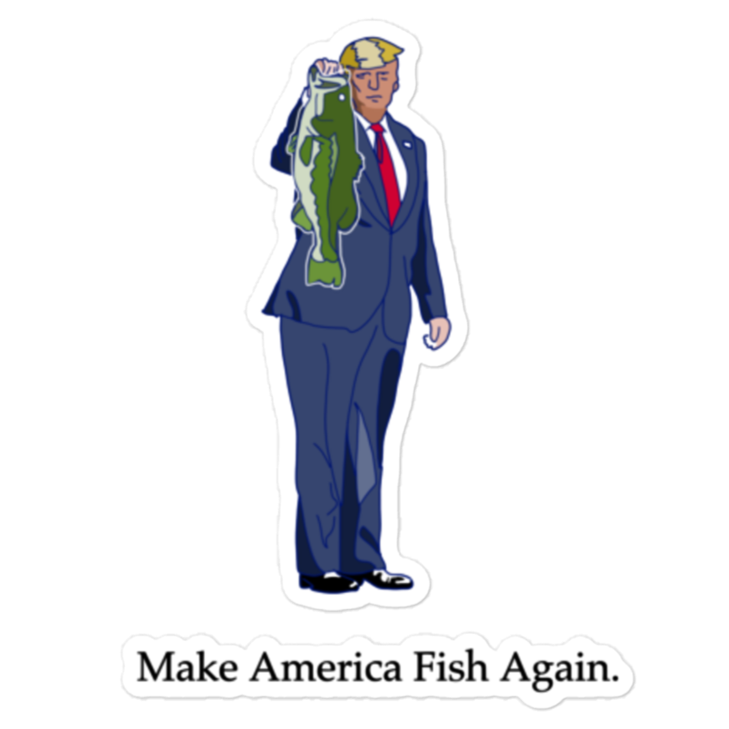 Make America Fish Again Sticker