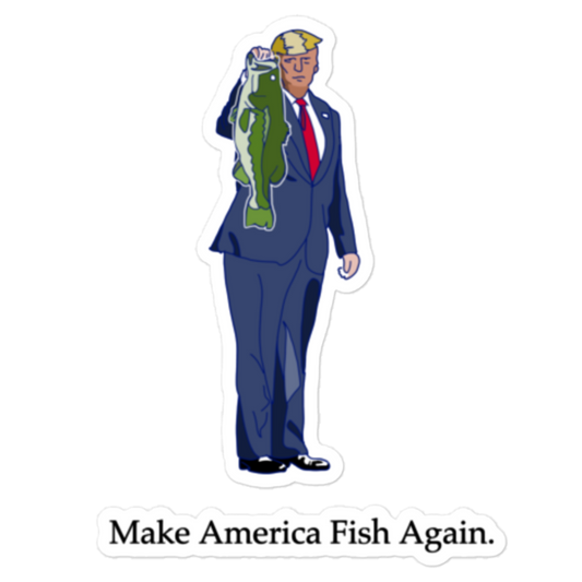 Make America Fish Again Sticker